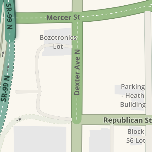 Driving directions to Amazon Locker - Grin, 500 9th Ave N, Seattle
