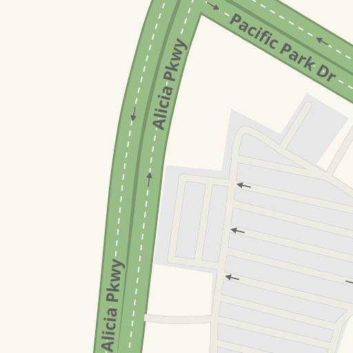 Driving directions to Pacific Park Drive & Alicia Parkway, Aliso