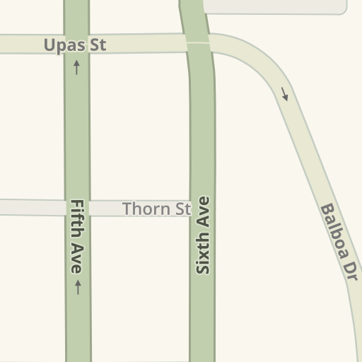 Driving directions to Inn at the Park, 525 Spruce St, San Diego - Waze