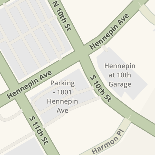 Driving directions to Orchestra Hall, 1111 Nicollet Mall