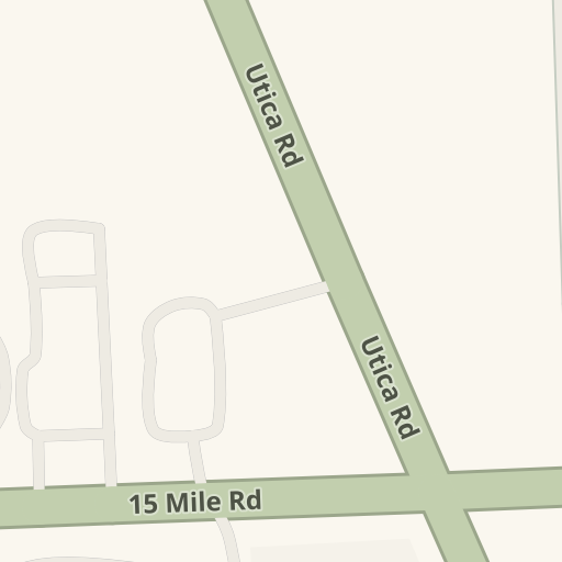 Driving directions to 15 Mile Road & Utica Road - Waze
