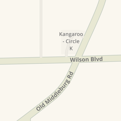 Driving directions to Old Middleburg Road North, Old Middleburg Rd