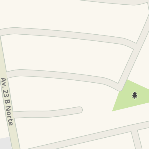 Driving directions to PH Milano I, Av. 23 B Norte, Ciudad de