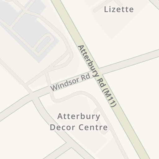 Driving directions to Atterbury Value Mart, Atterbury Rd (M11), Faerie ...