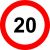 Be-traffic sign-C43-speedlimit-20.jpg